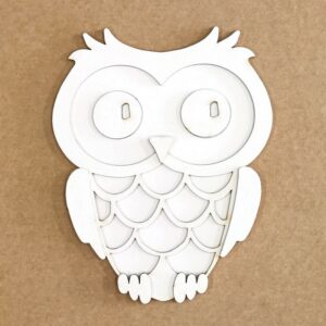 Silueta para Repujado Búho Kora Projects