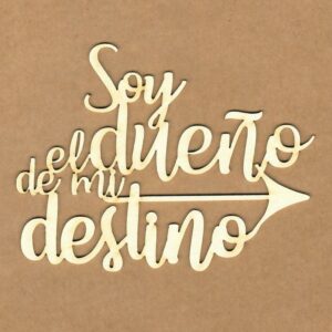 Chipboard Soy el dueño de mi destino Kora Projects