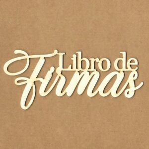 Chipboard título Libro de Firmas Kora Projects