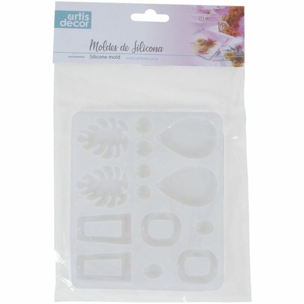 Molde Silicona para resina pendientes Artis Decor