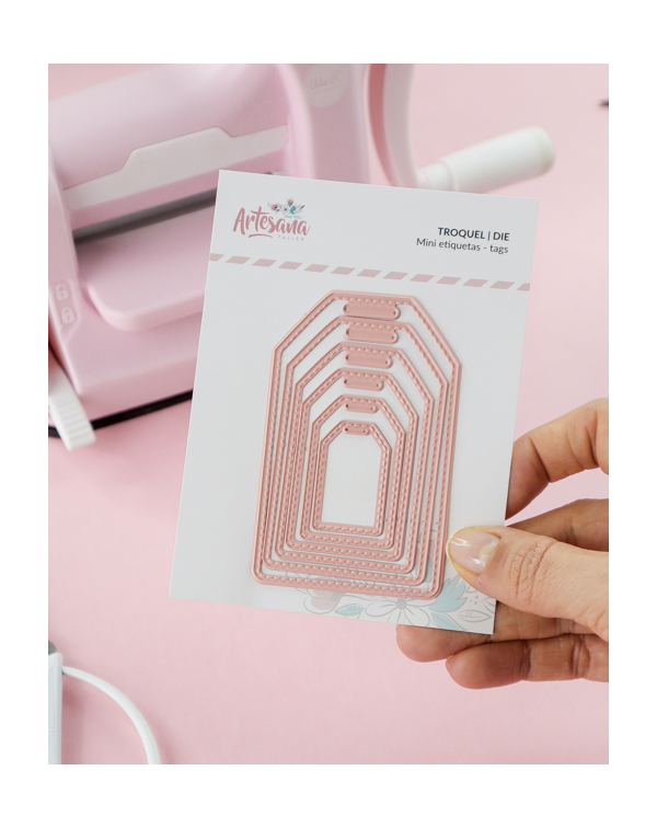 Troquel mini etiquetas -tags , Artesana taller - Imagen 3