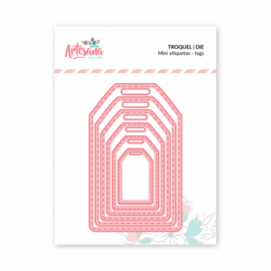 Troquel mini etiquetas -tags , Artesana taller