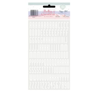 Puffy ABC Blanco, Flowers. Johanna Rivero.