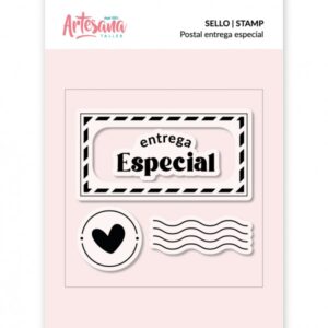 Sello Acrílico  Postal entrega especial . Artesana Taller