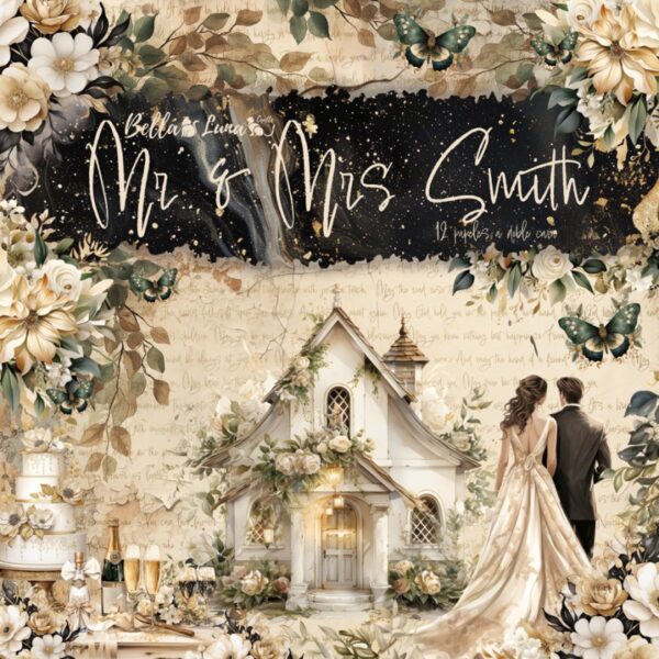 Bellaluna Mr & Mrs Smith  Collection 12x12"