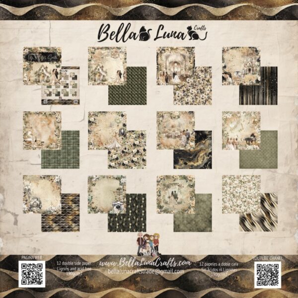 Bellaluna Mr & Mrs Smith  Collection 12x12" - Imagen 2