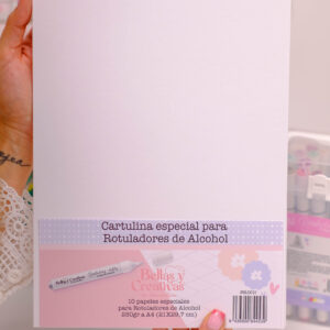 Papel para rotuladores al alcohol 10u A4