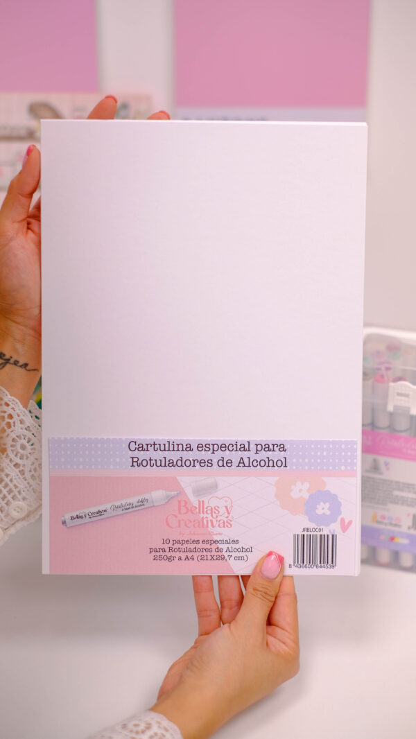 Papel para rotuladores al alcohol 10u A4
