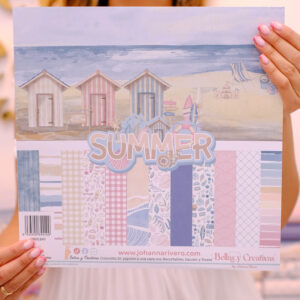 Colección 21 papeles una cara 12x12" Summer . Johanna Rivero