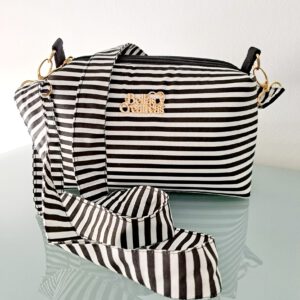 Bolso rayas negras. Summer