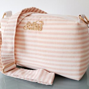Bolso rayas rosa. Summer