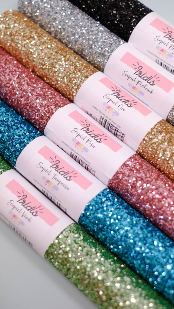 Ecopiel Blin Blin Iridis Turquesa. - Imagen 2