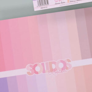 Colección 12 SÓLIDOS doble cara 12x12 Rosabel.