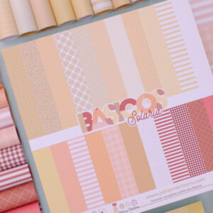 Colección 12 BÁSICOS doble cara 12x12" Solaria.