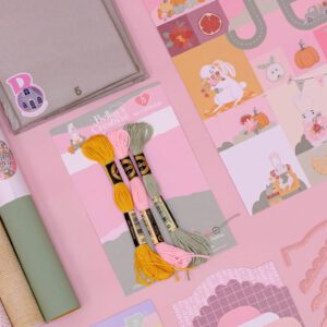 Pack 3 hilos de Bordar, Ámbar. Johanna Rivero