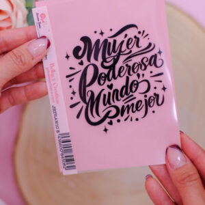 Transfer 14x10cm Mujeres NEGRO