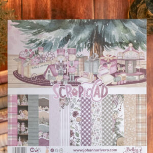 Colección 21 papeles una cara 12x12" Scrapidad . Johanna Rivero