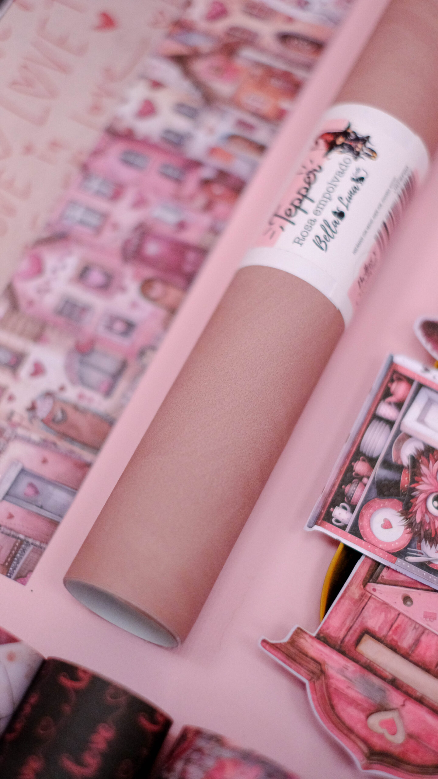 Teper Rosa Empolvado. Bella Luna Crafts